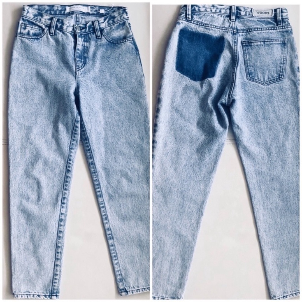 ✨NEW VIKTORIA & WOODS High Rise Acid Wash Jeans✨ - Picture 6 of 8